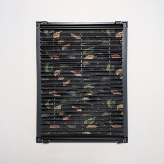 Print Sonbahar Baskılı Plisel Perde